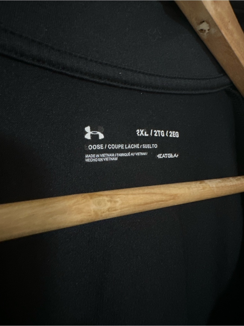 Under Armour Black Half-Zip Performance Pullover - Picture 4 of 5
